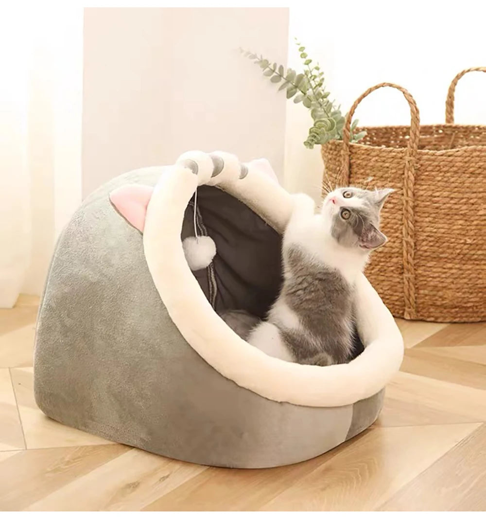 Foldable Deep Sleep Cat Bed