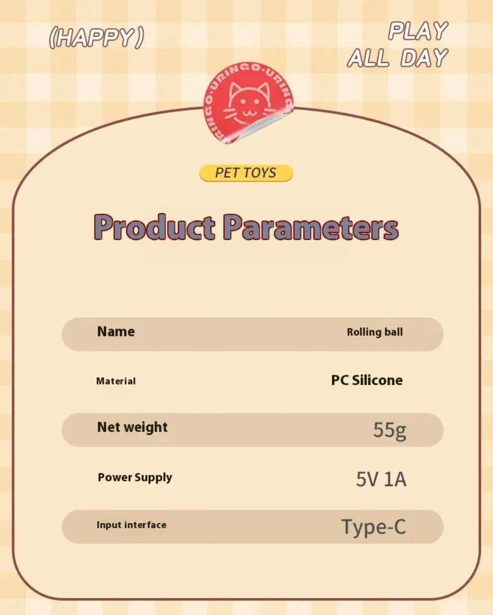Cat Automatic Rolling Ball
