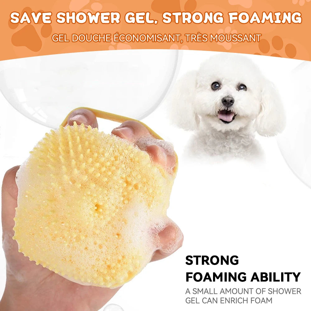 Dog Bathing Soft Silicone Brush