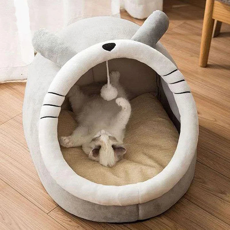 Foldable Deep Sleep Cat Bed