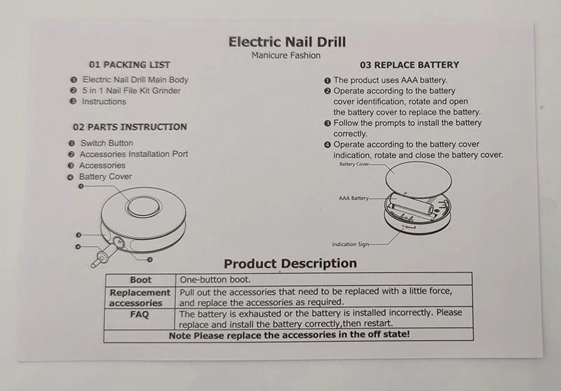 Baby Electric Nail Trimmer