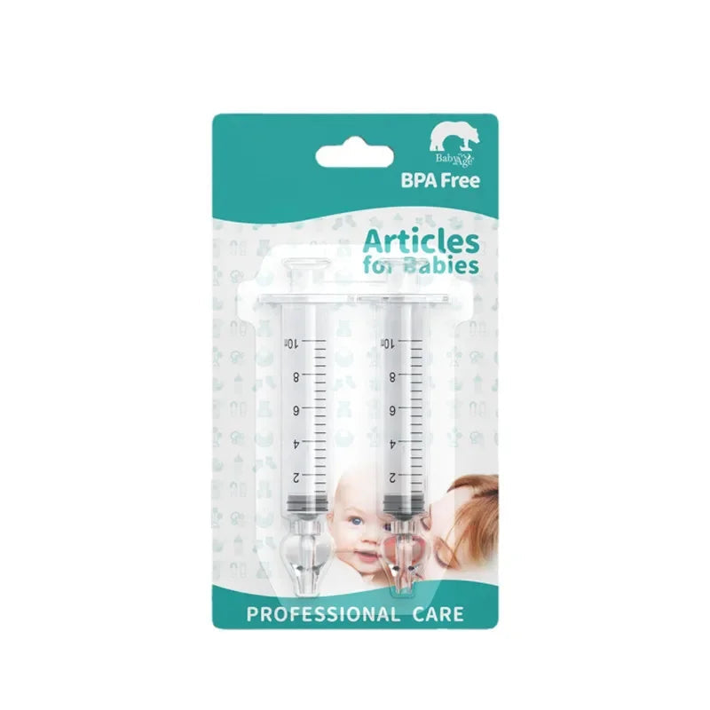 BPA-free baby product packaging with a baby image on a white background