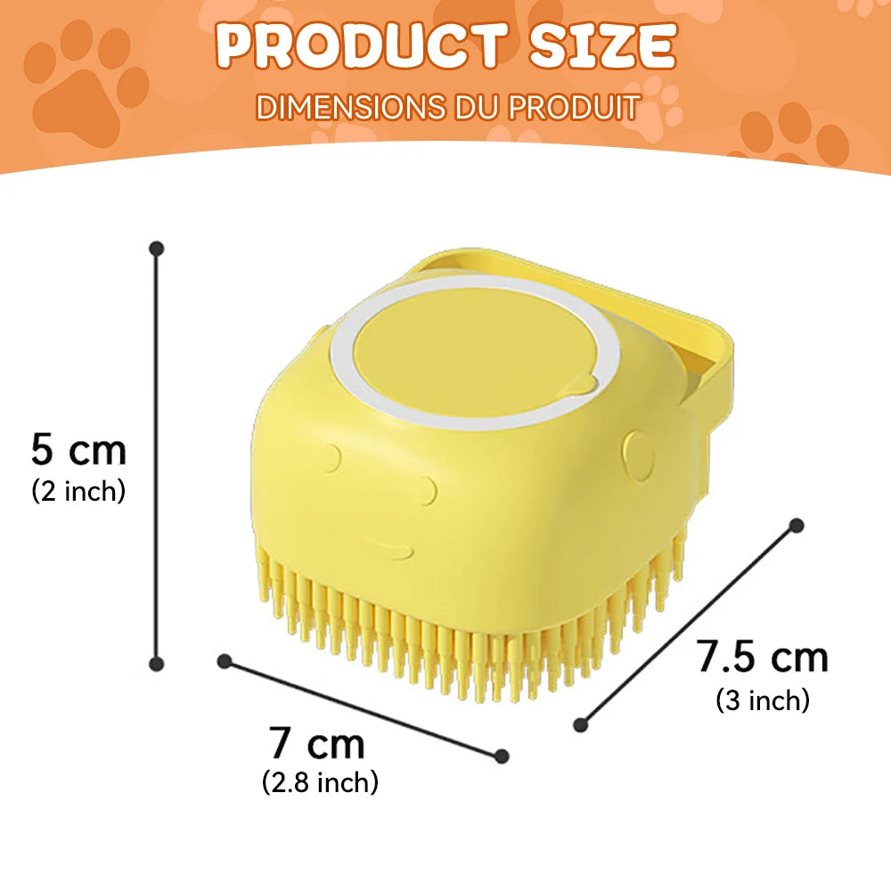 Dog Bathing Soft Silicone Brush