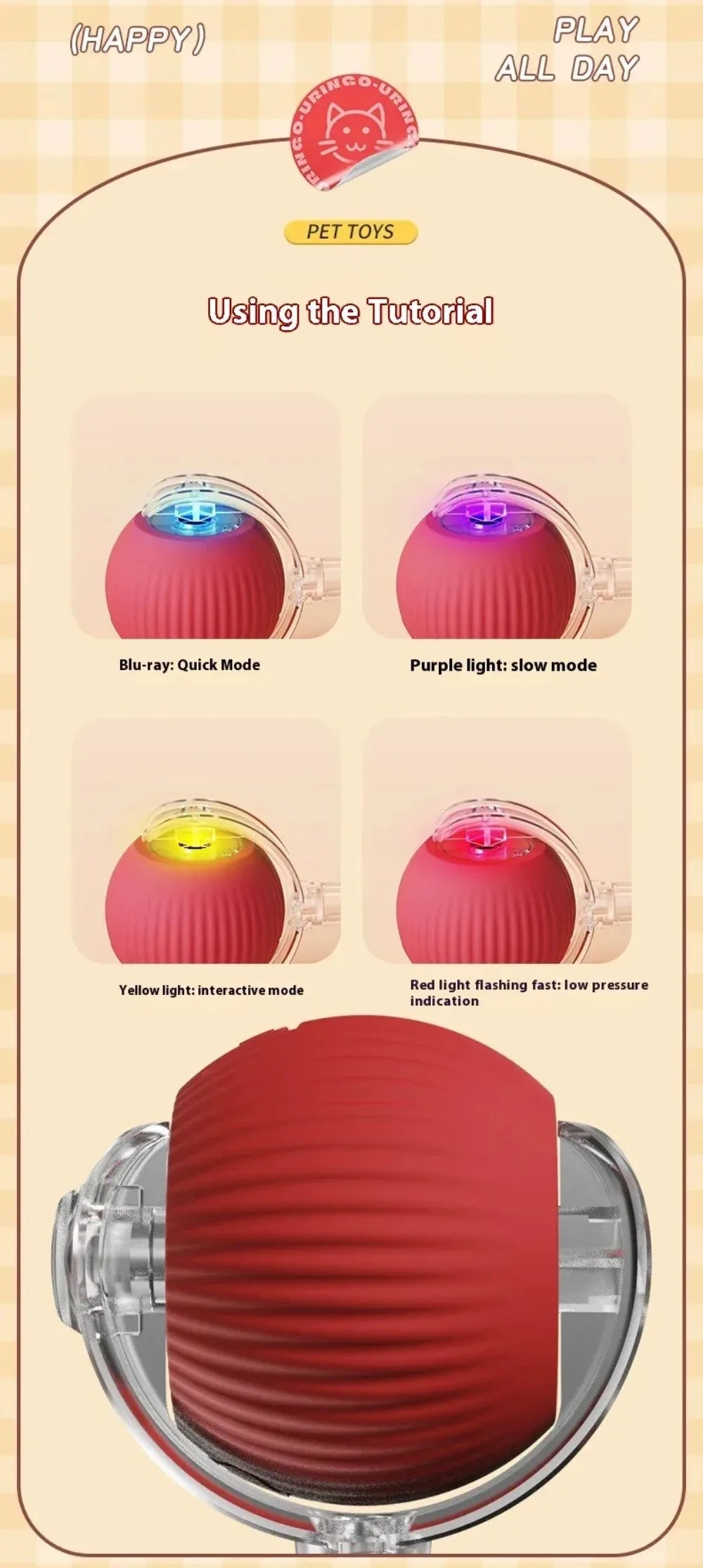 Cat Automatic Rolling Ball