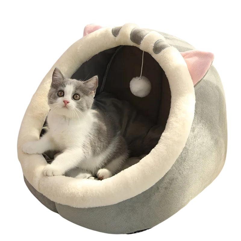 Foldable Deep Sleep Cat Bed